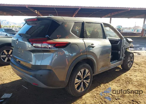 2021 Nissan Rogue Sv Fwd из США, поврежденный, VIN 5N1AT3BA4MC763917